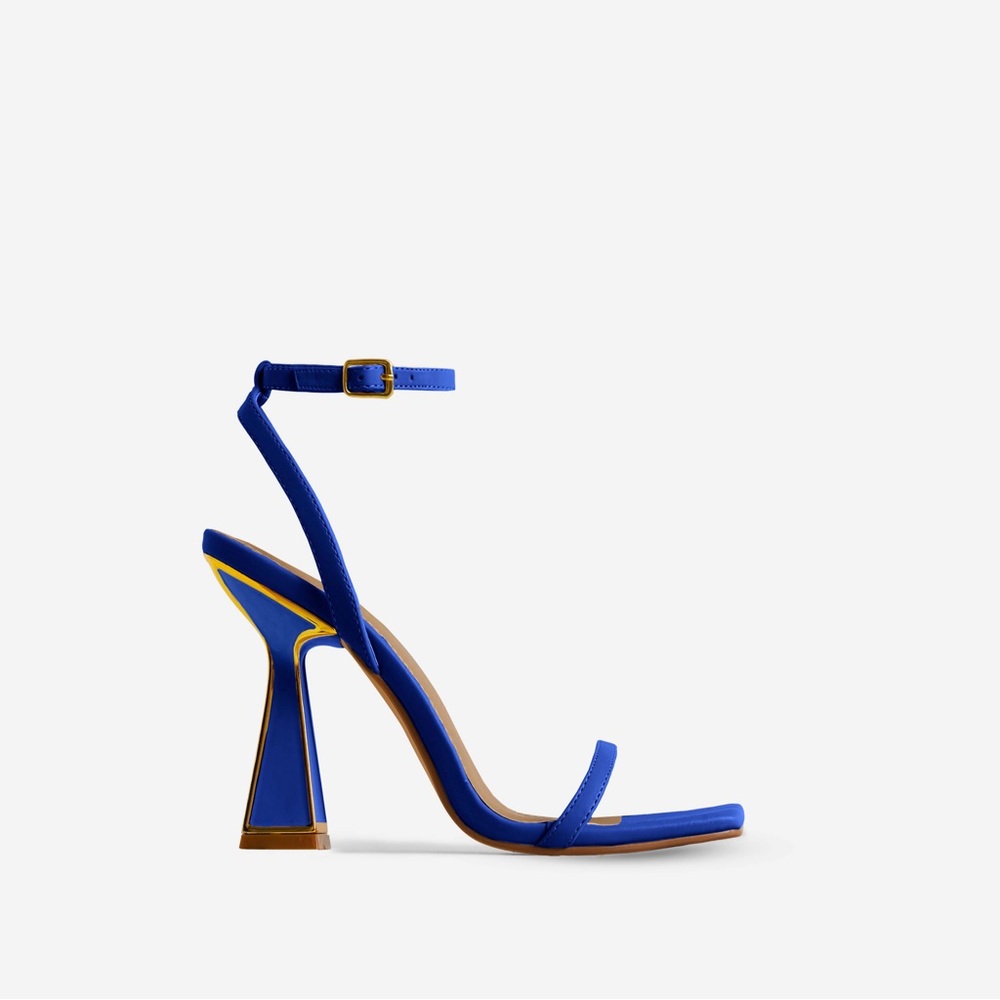 Blue block Heels size 6